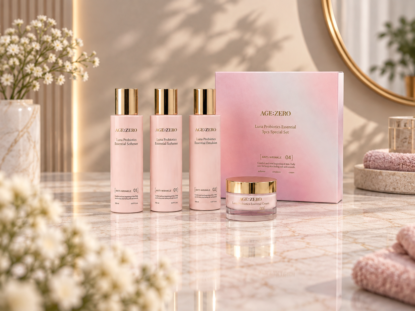 AGE:ZERO Luna Probiotics Essential 3pcs Special Set