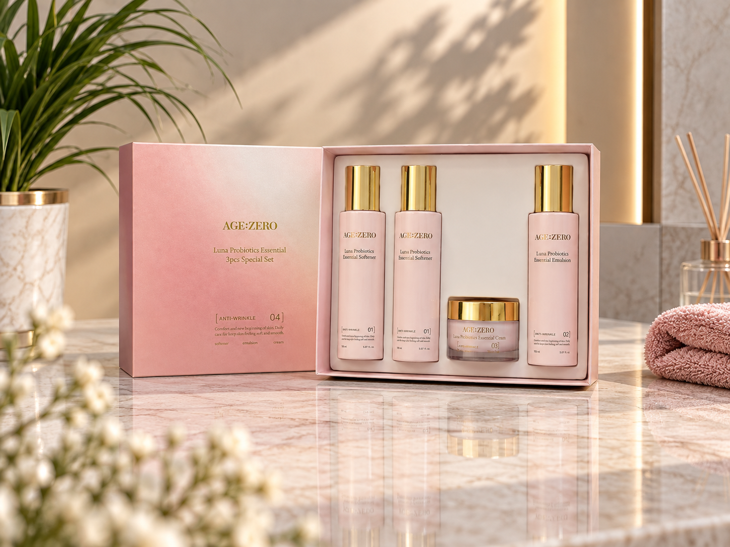 AGE:ZERO Luna Probiotics Essential 3pcs Special Set - immagine 2