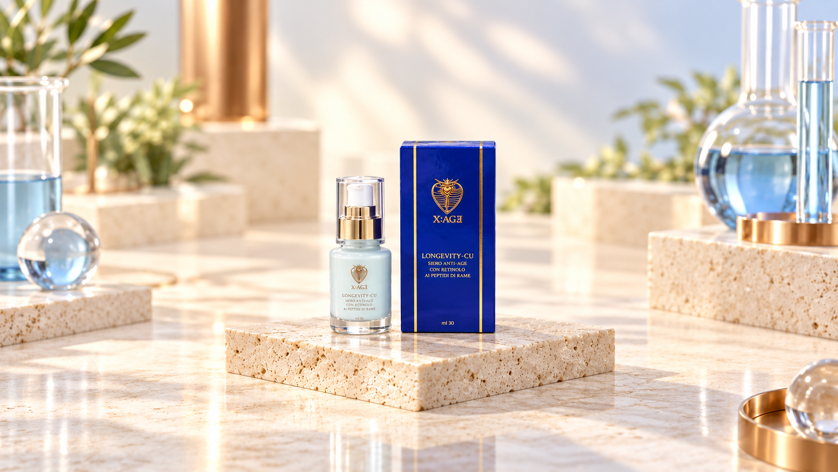 X:AGE LONGEVITY-CU Siero Anti-Age con Retinolo - 30 ml