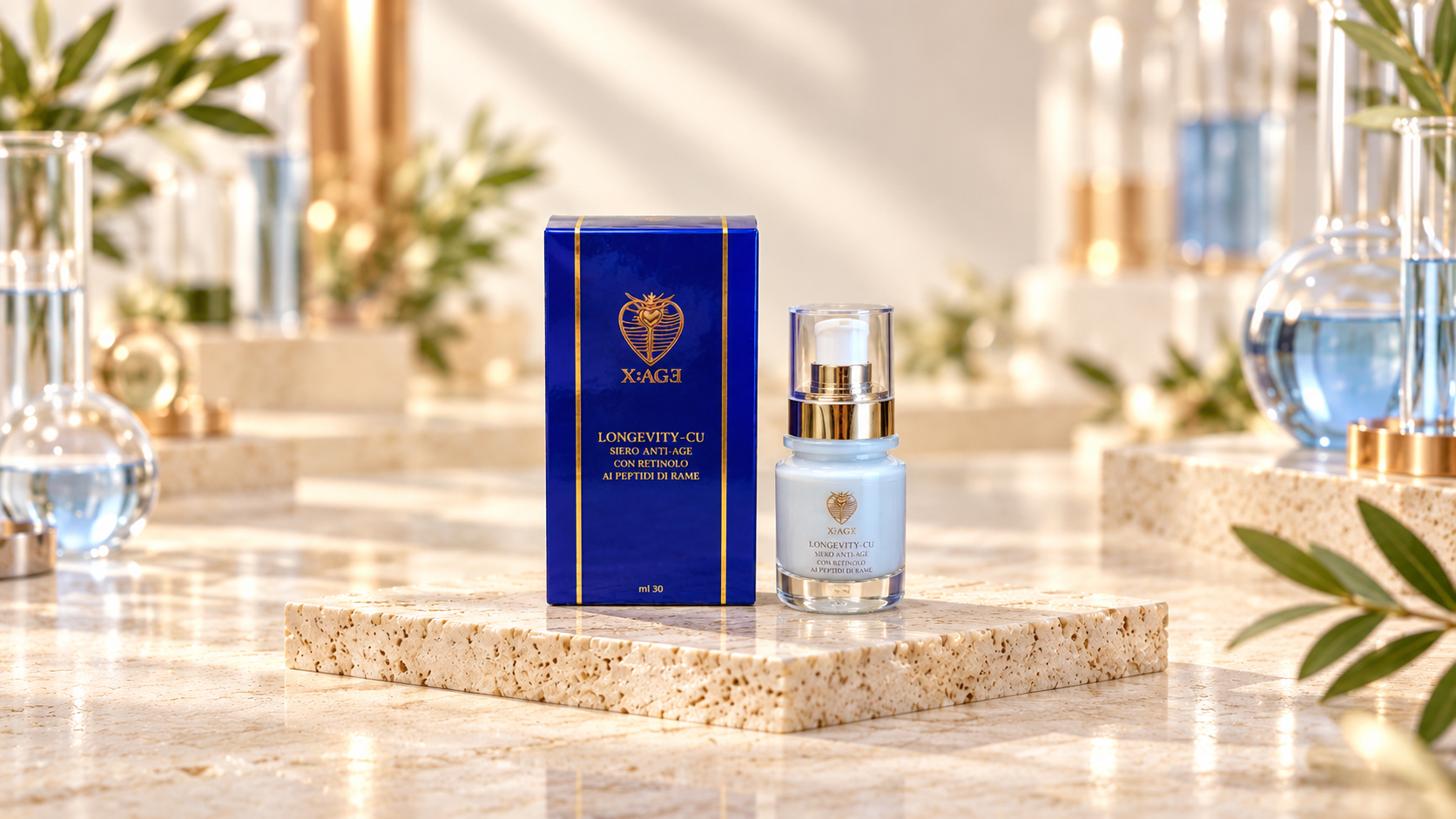X:AGE LONGEVITY-CU Siero Anti-Age con Retinolo - 30 ml - immagine 2