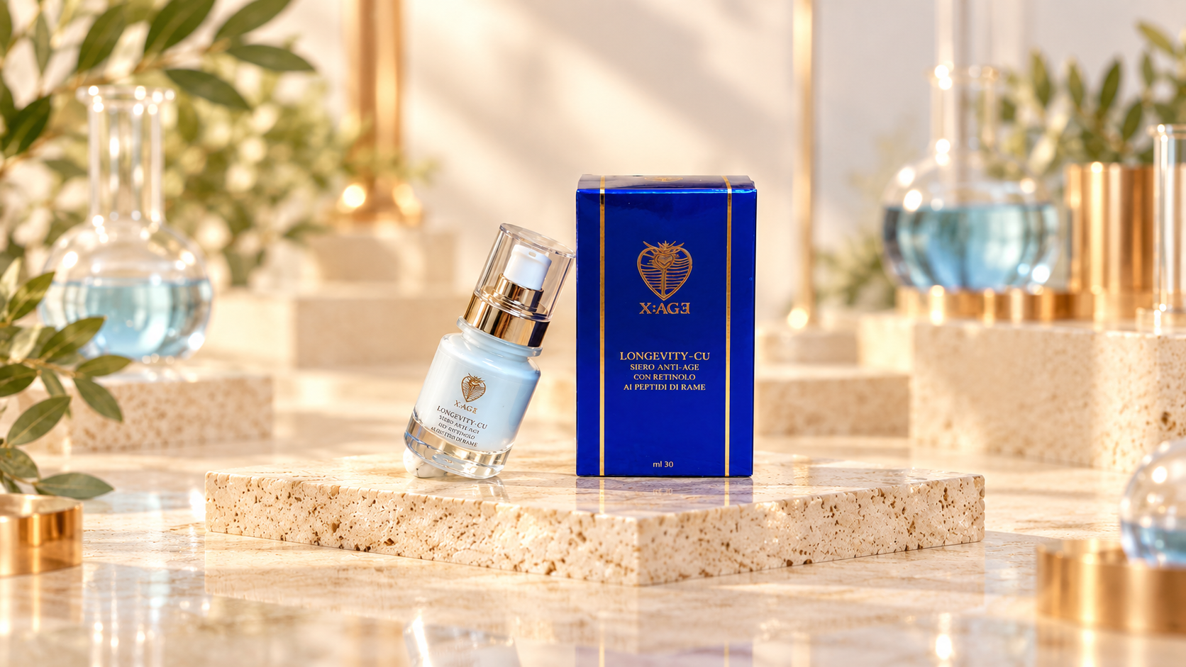 X:AGE LONGEVITY-CU Siero Anti-Age con Retinolo - 30 ml - immagine 3