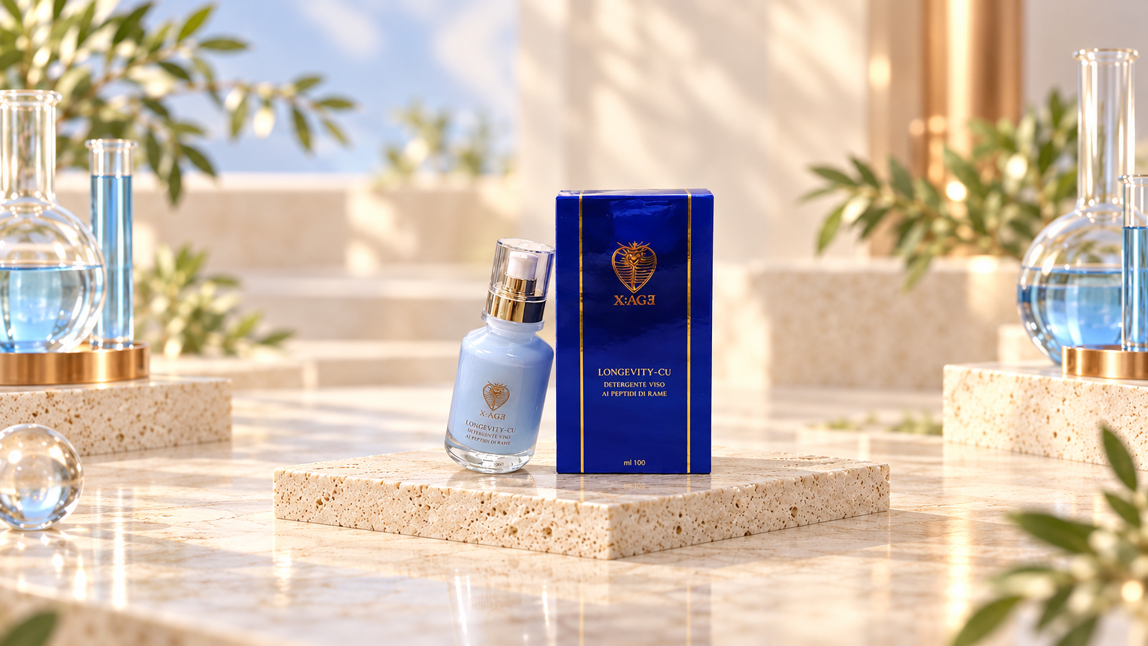 X:AGE LONGEVITY-CU Detergente Viso Restitutivo - 100 ml - immagine 3